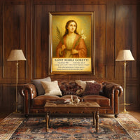 Saint Maria Goretti Poster PosterGoat