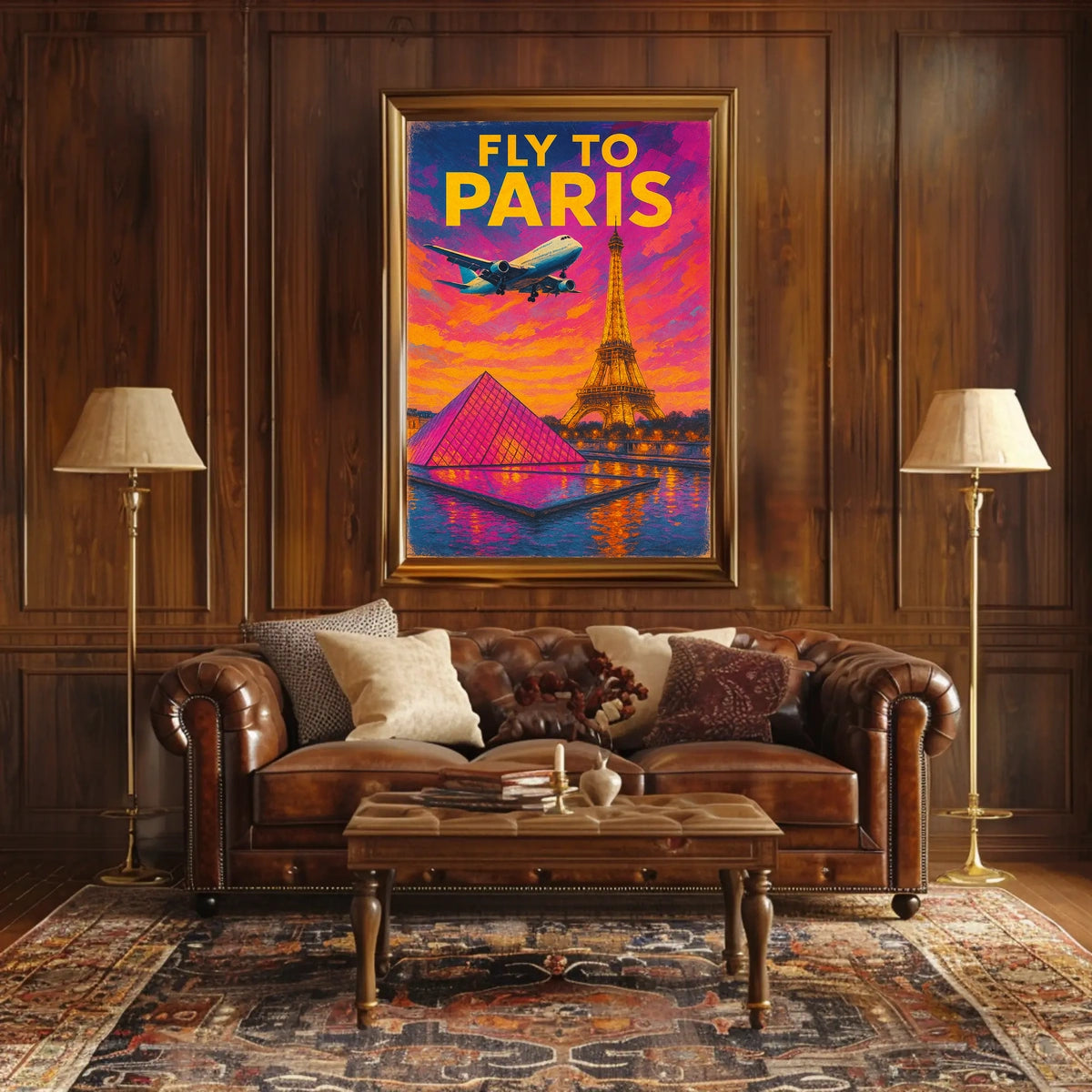 Fly To Paris Poster