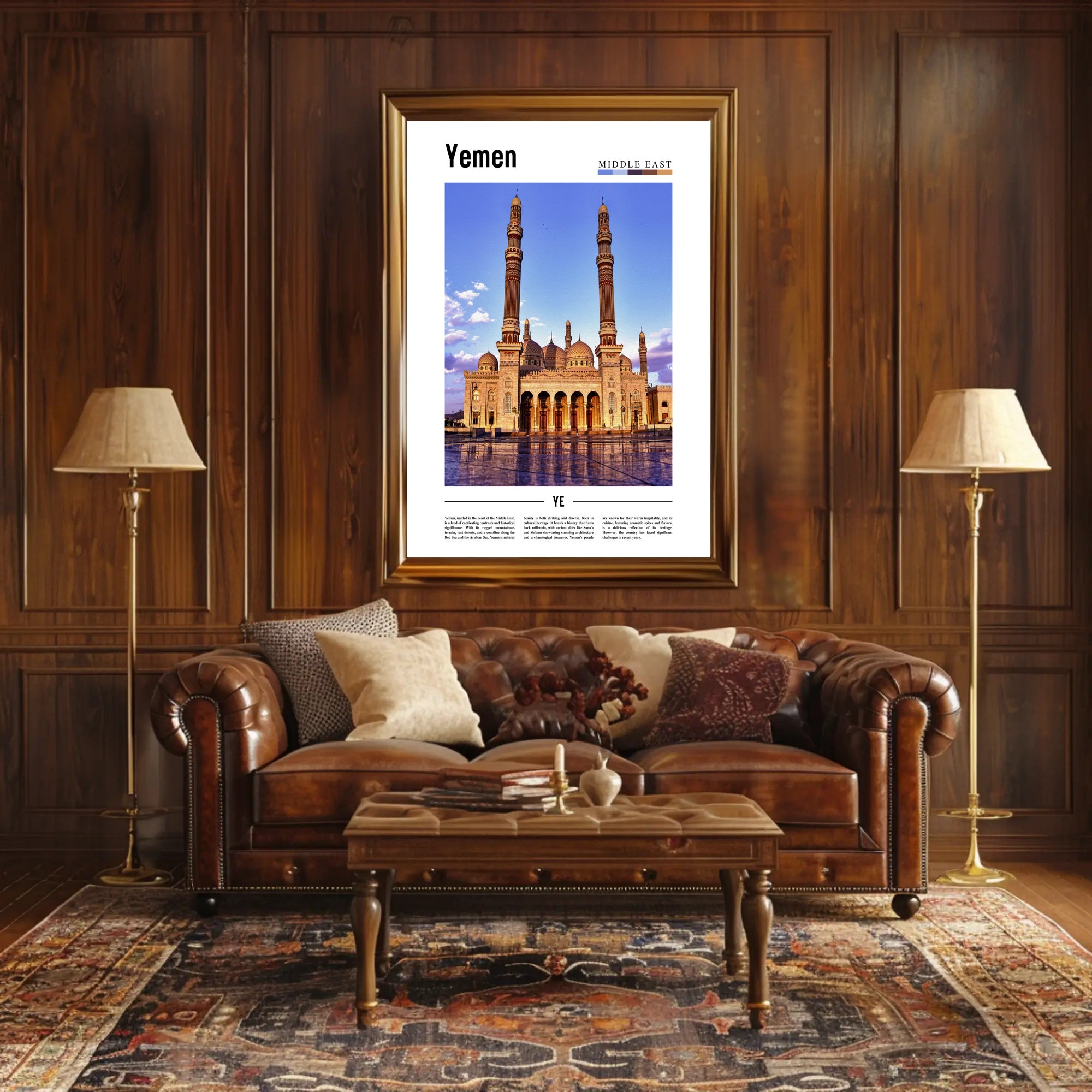 Yemen's Architectural Heritage: A Cultural or Heritage Poster PosterGoat