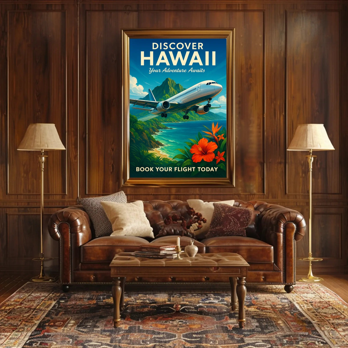 Hawaii Adventure Travel Poster