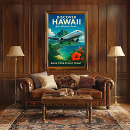 Hawaii Adventure Travel Poster