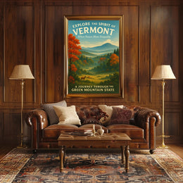 Explore The Spirit Of Vermont Poster Art