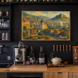 Scenic View of Haiti Poster