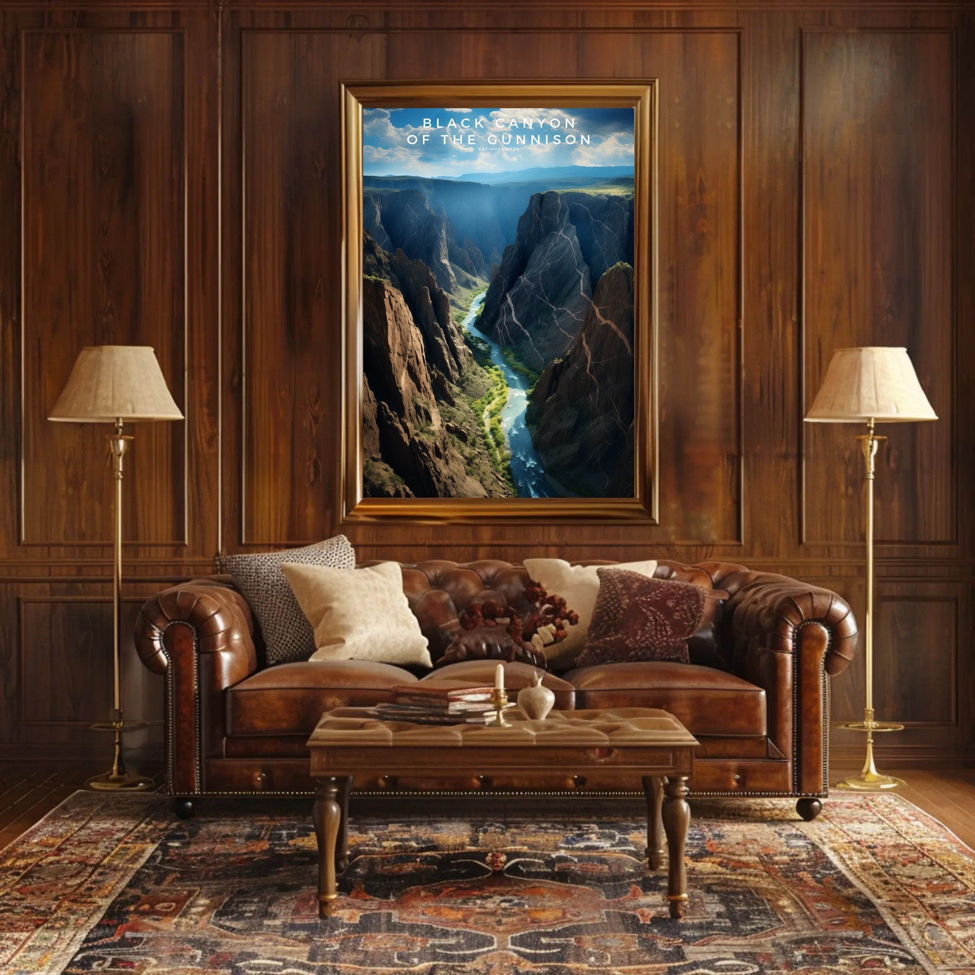 Black Canyon Of The Gunnison Travel Poster