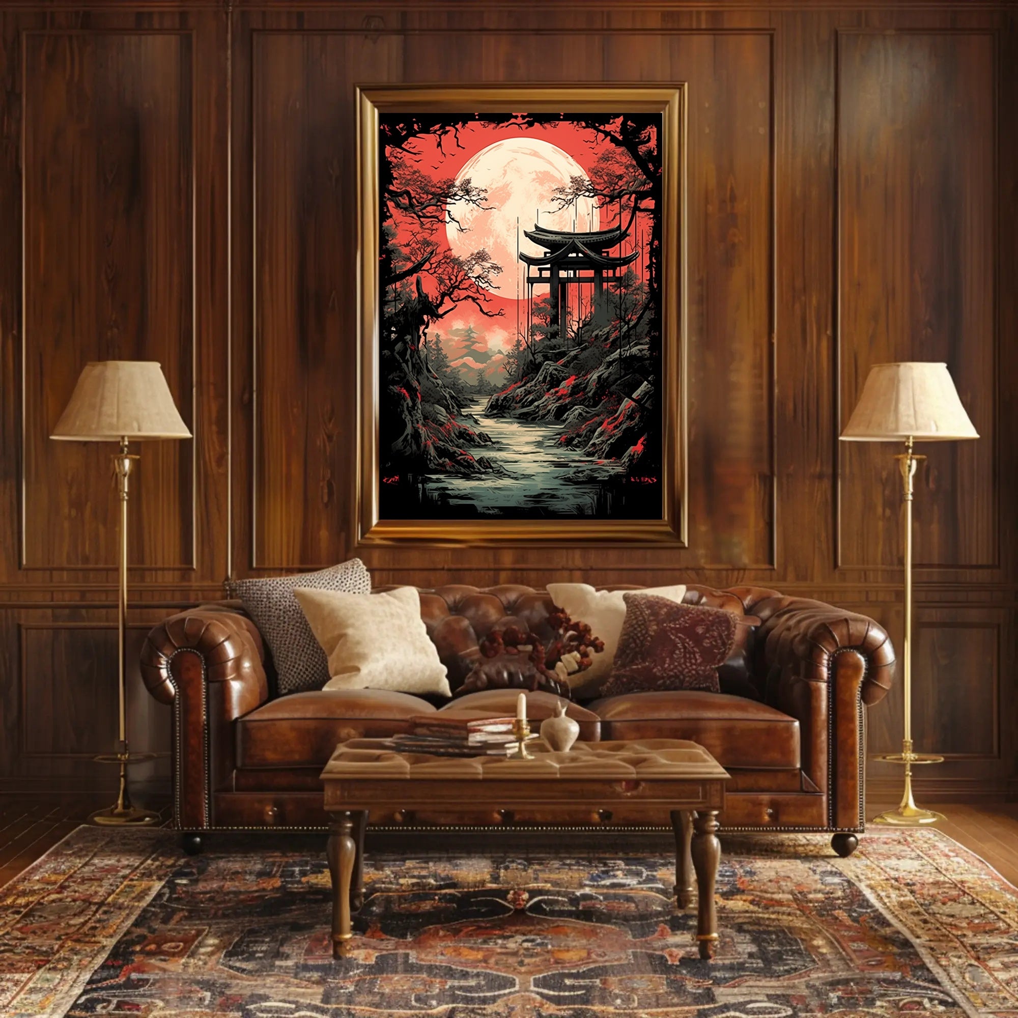Moonlit Tranquility Poster PosterGoat