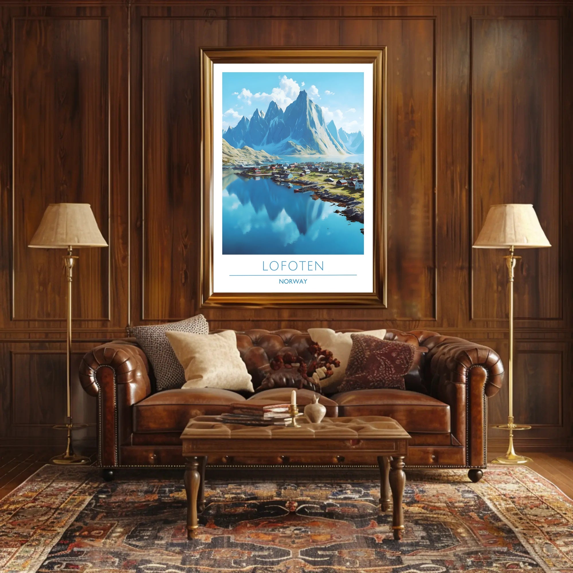 Lofoten Scenic View Poster
