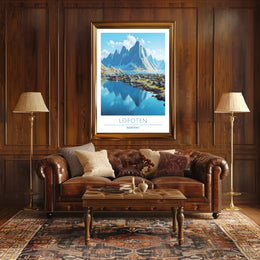 Lofoten Scenic View Poster