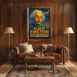 Albert Einstein Theory Of Relativity Poster