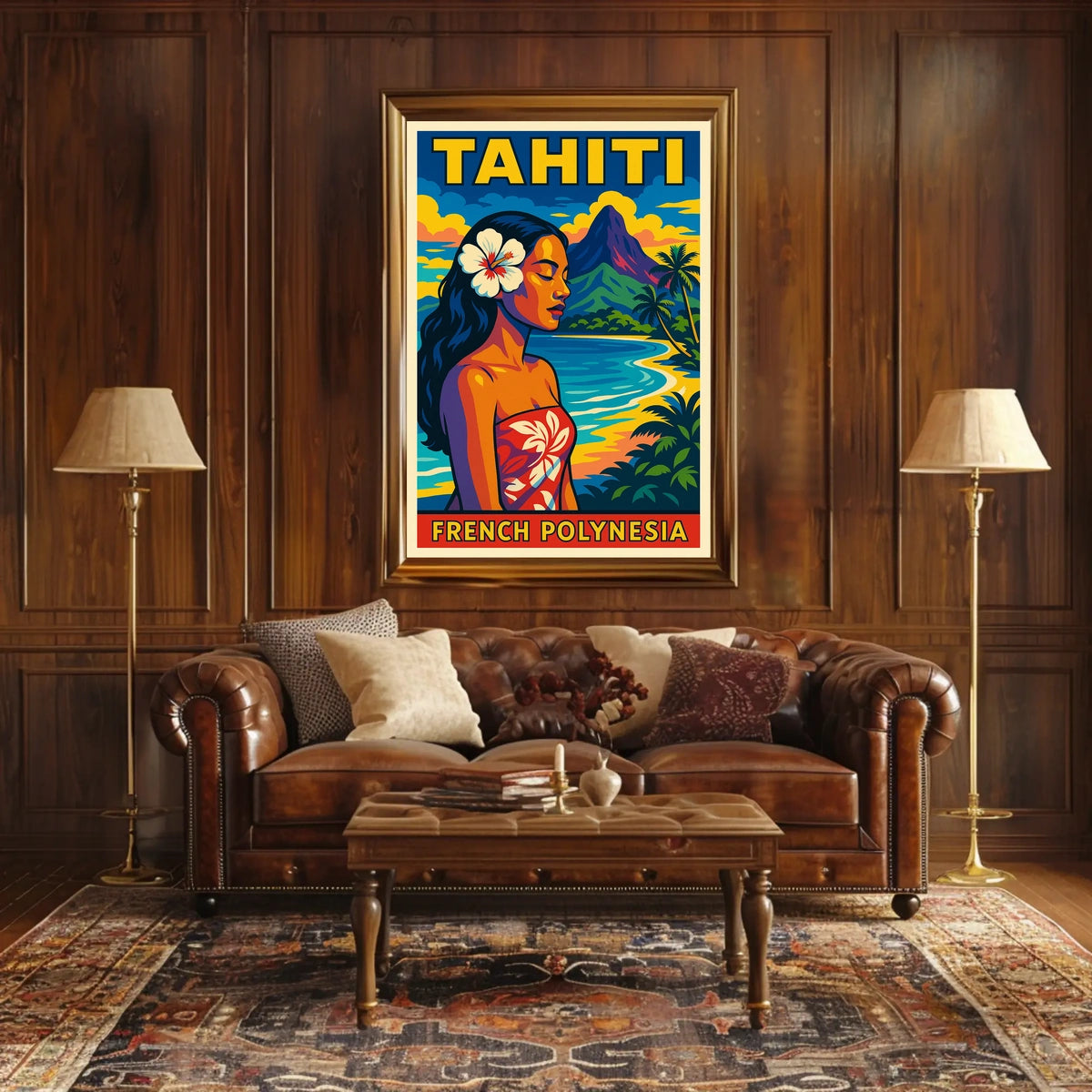 Tahiti French Polynesia Poster