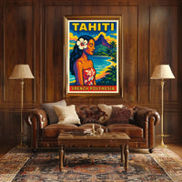 Tahiti French Polynesia Poster
