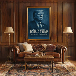 Donald Trump 47th President Poster