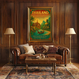 Thailand Enchantment Travel Poster