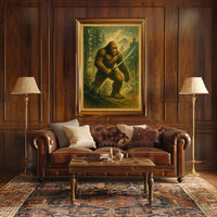 Bigfoot Forest Samurai Poster