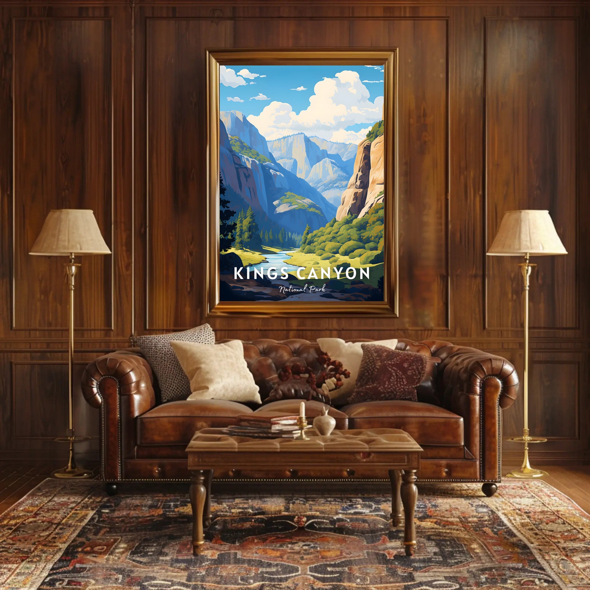 Kings Canyon Scenic Adventure National Park Poster