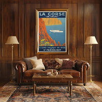 La Corse En Yacht Poster