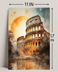 Colosseum At Dusk Poster