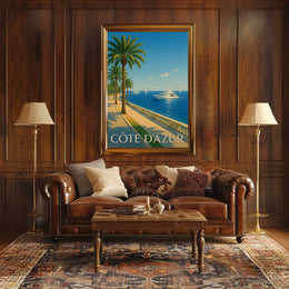 Côte DAzur Poster