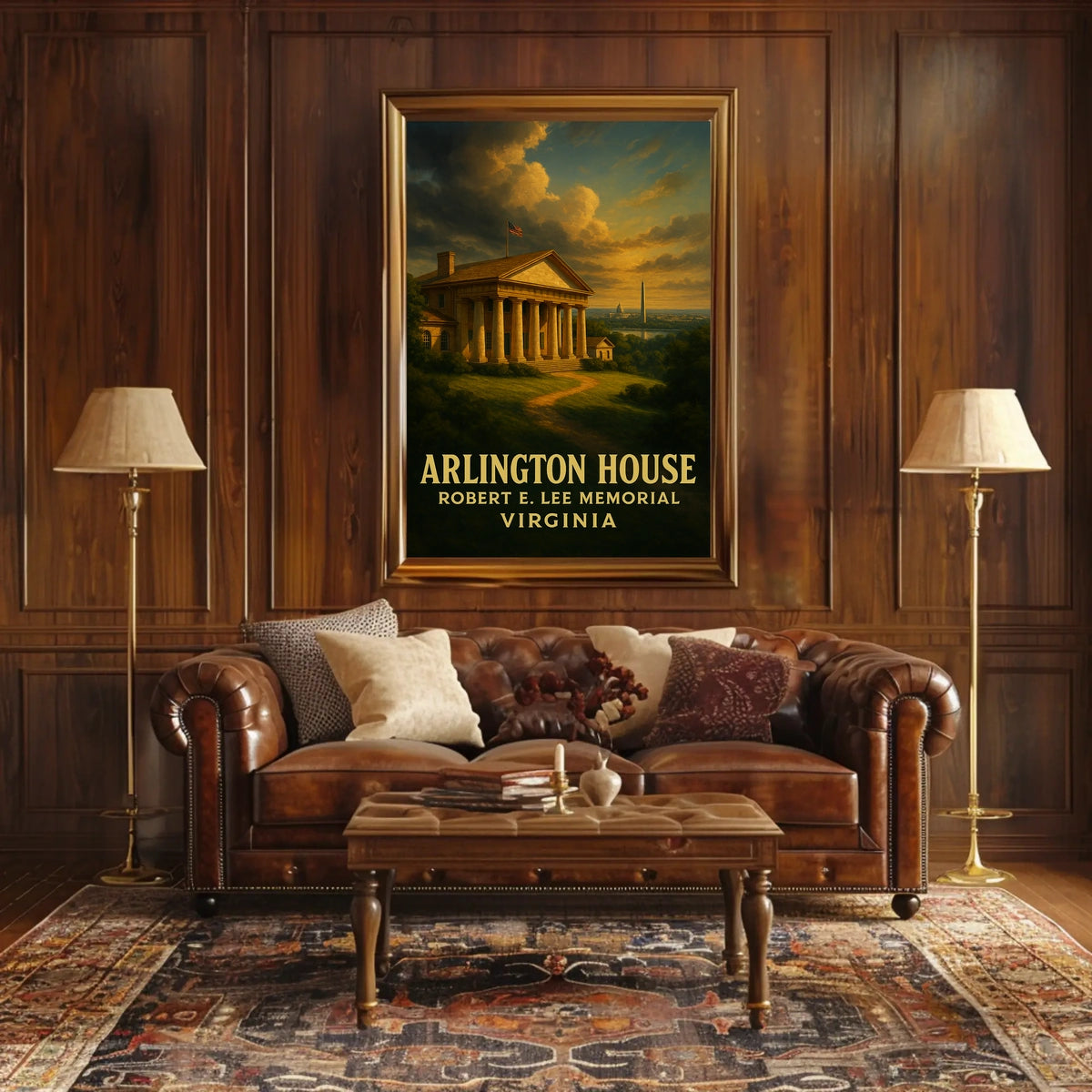 Arlington House Robert E. Lee Memorial Poster