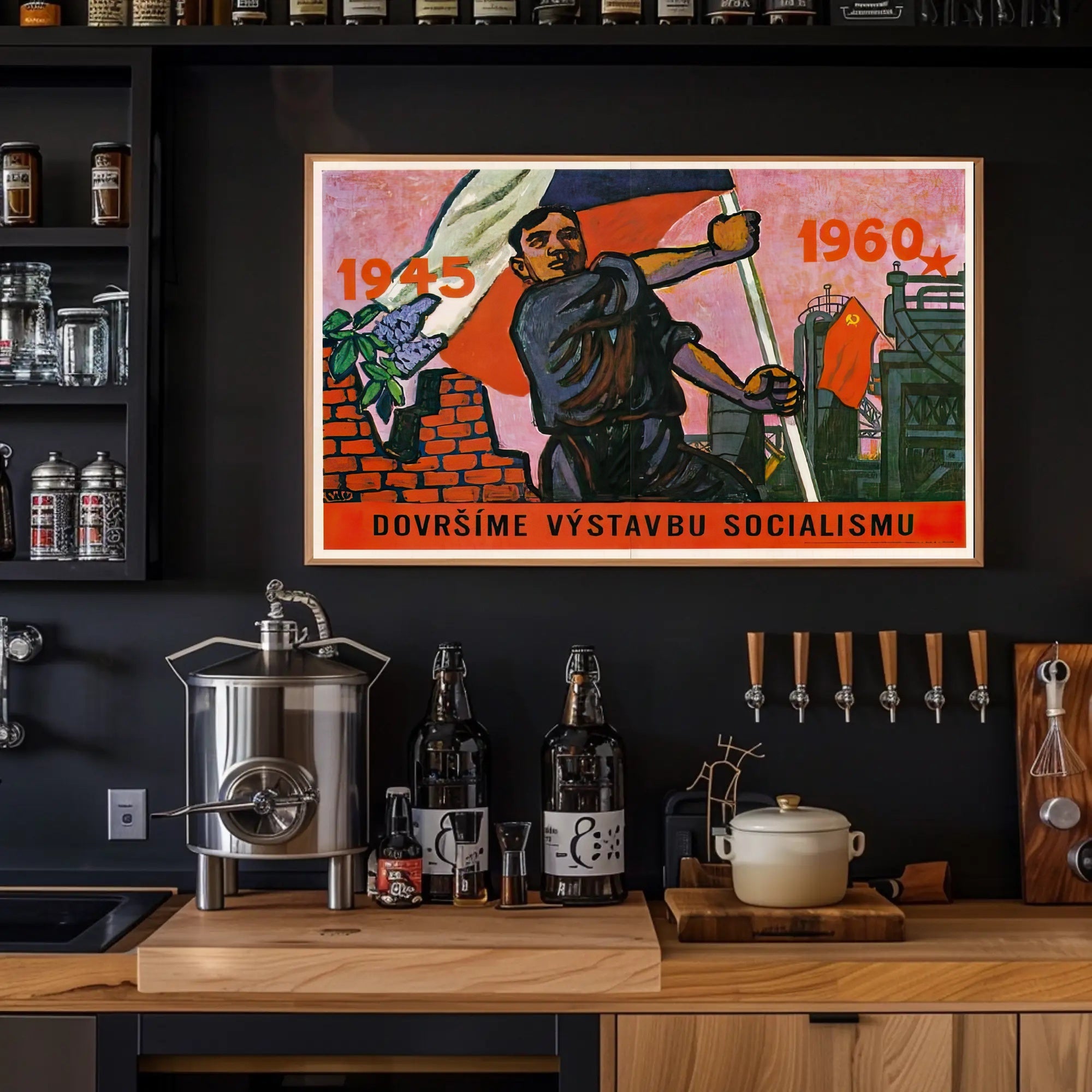 Post War Socialist Construction Poster