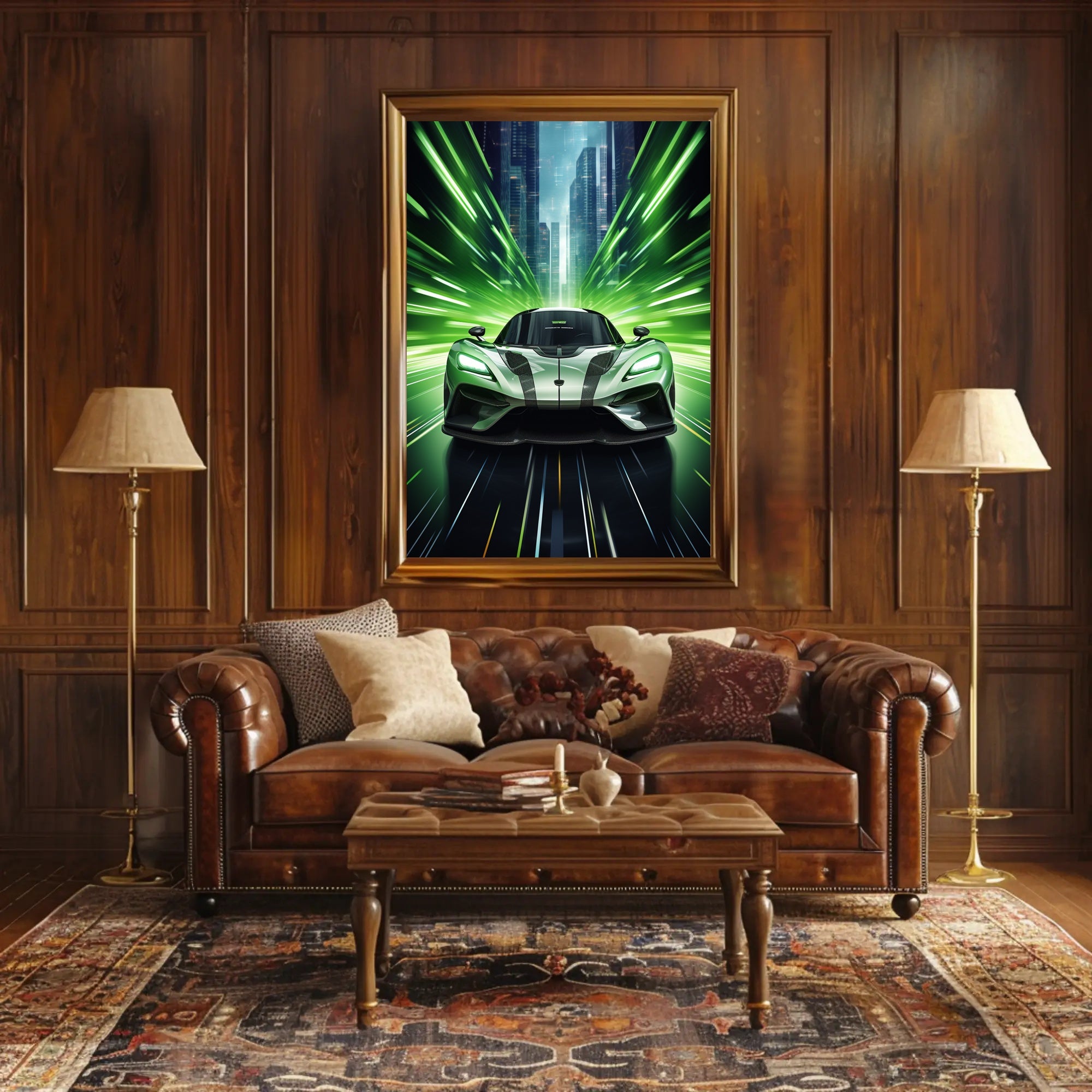 Speeding Through the Future Poster PosterGoat