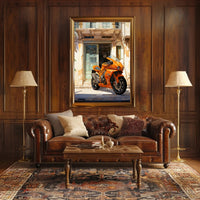 The Vibrant Ride Poster PosterGoat