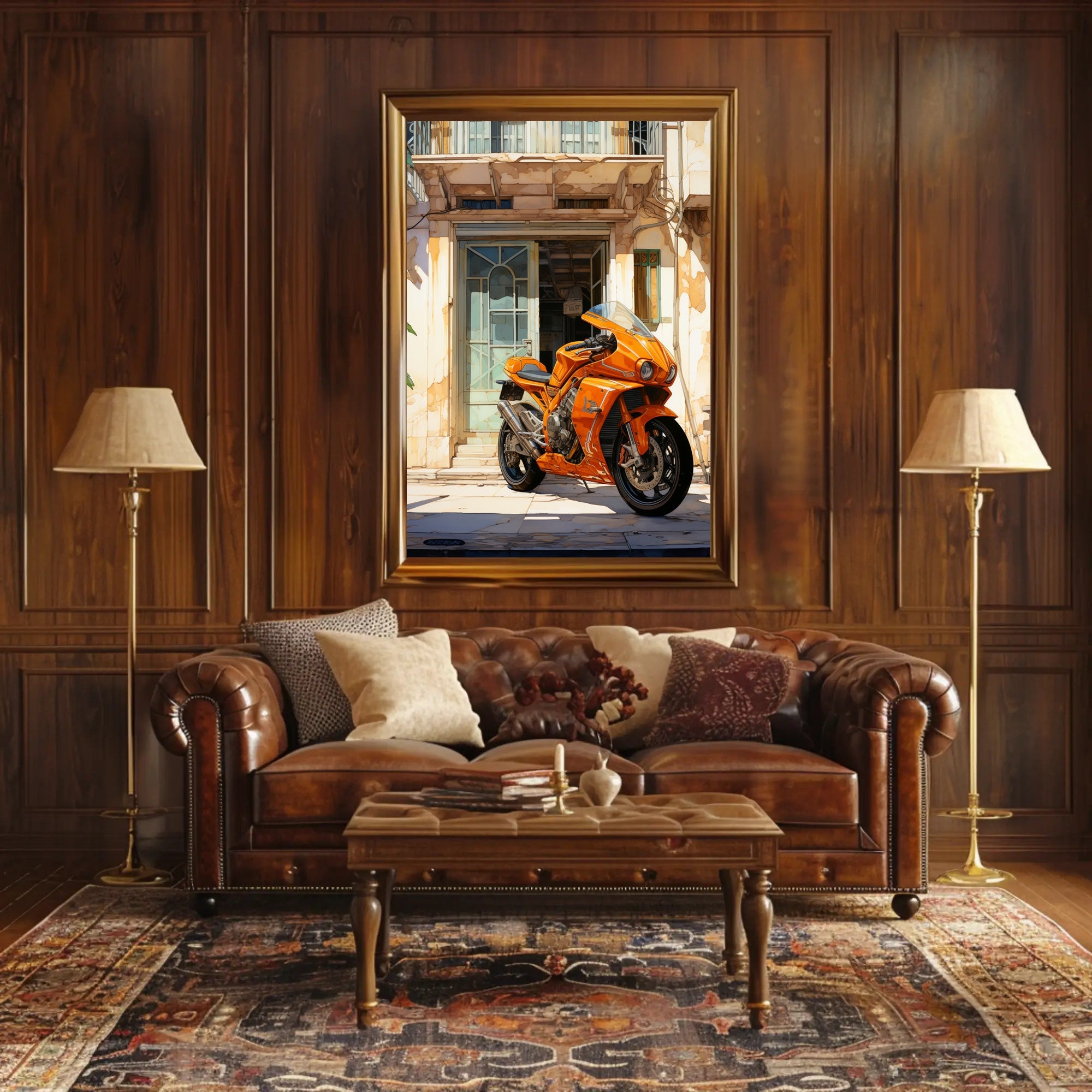 The Vibrant Ride Poster PosterGoat