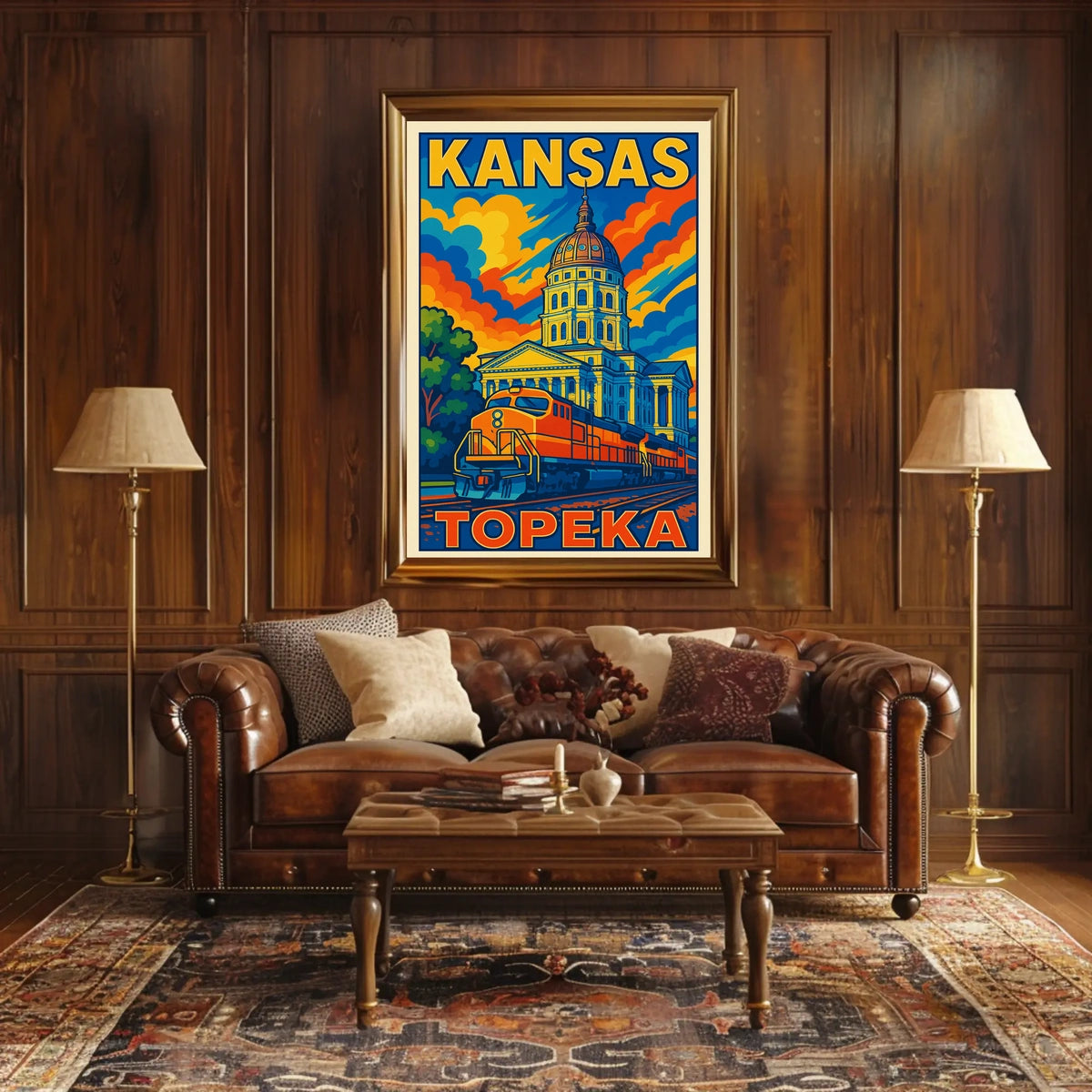 Kansas Topeka Poster
