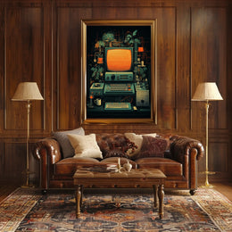 Retro Tech Fusion Poster