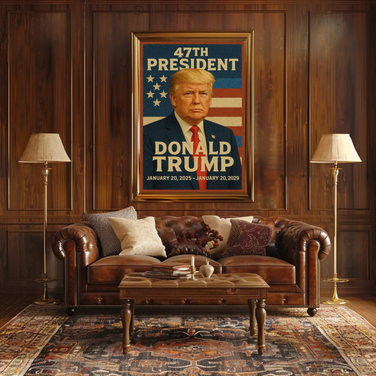 Donald Trump 47th President Poster