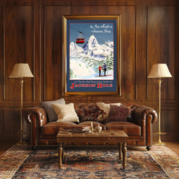 Jackson Hole The New Height in American Skiing Poster