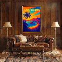 Saint Thomas Tropical Getaway Poster