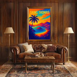 Saint Thomas Tropical Getaway Poster