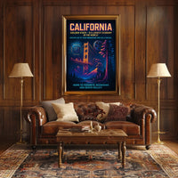 California The Golden State Poster