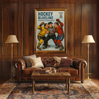 Hockey Blueline Confessions of a Hockey Referee Poster