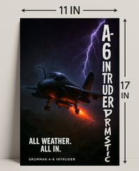 Grumman A6 Intruder All Weather Poster PosterGoat
