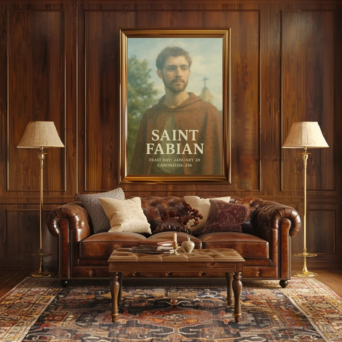 Saint Fabian Poster