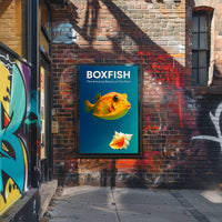 Boxfish The Armored Beauty of the Reef Poster PosterGoat