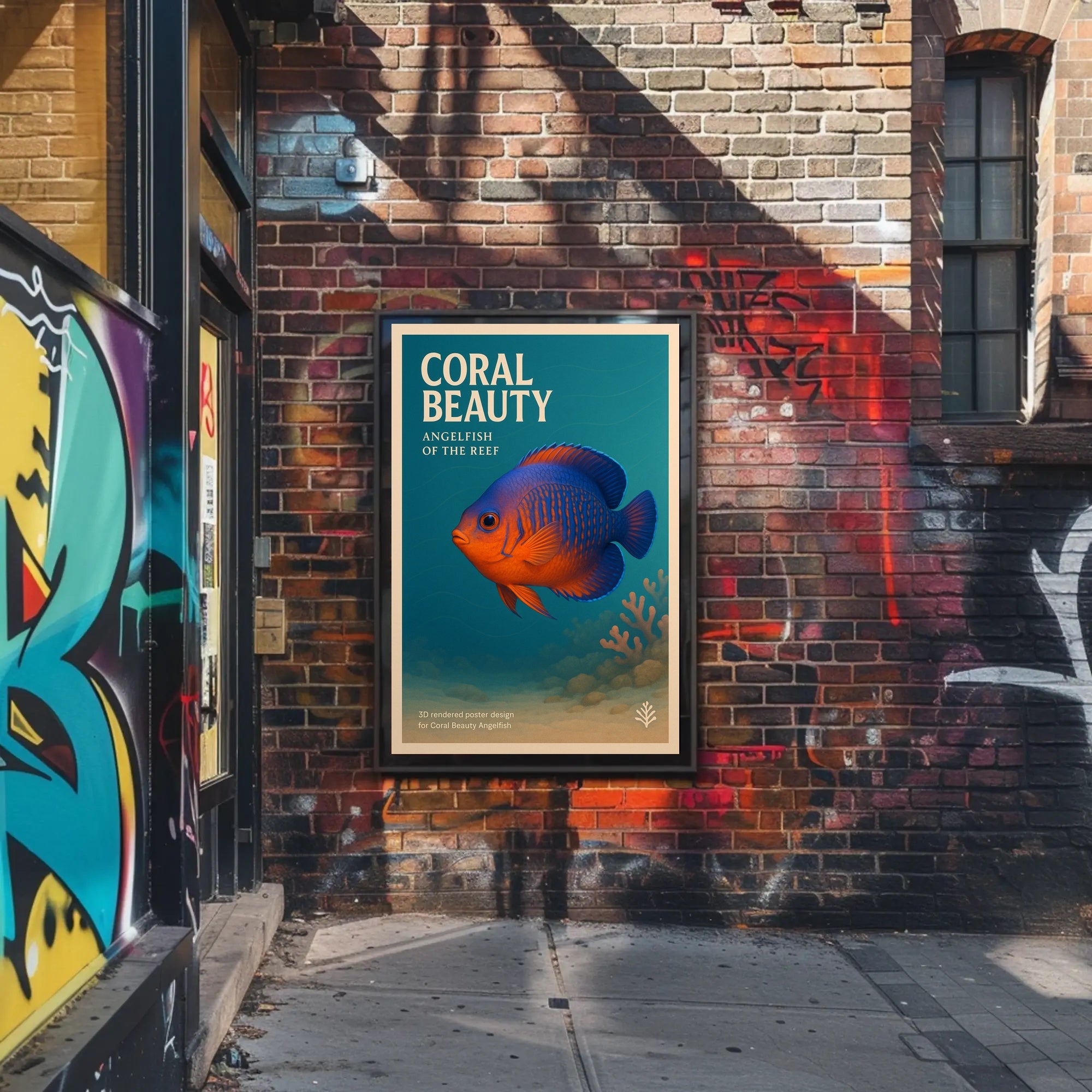 Coral Beauty Angelfish of the Reef Poster PosterGoat