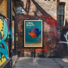 Coral Beauty Angelfish of the Reef Poster PosterGoat
