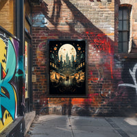 Moonlit Metropolis Poster