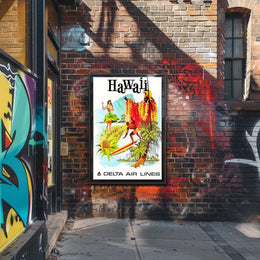 Explore Hawaii With Delta Air Lines Poster