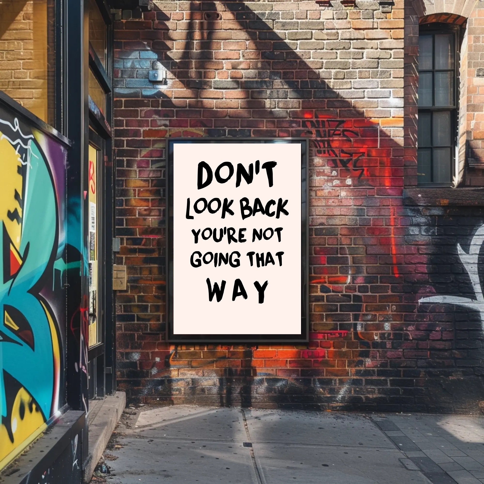 Bold Motivational Quote Art Print for Inspiration Poster PosterGoat