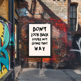 Bold Motivational Quote Art Print for Inspiration Poster PosterGoat