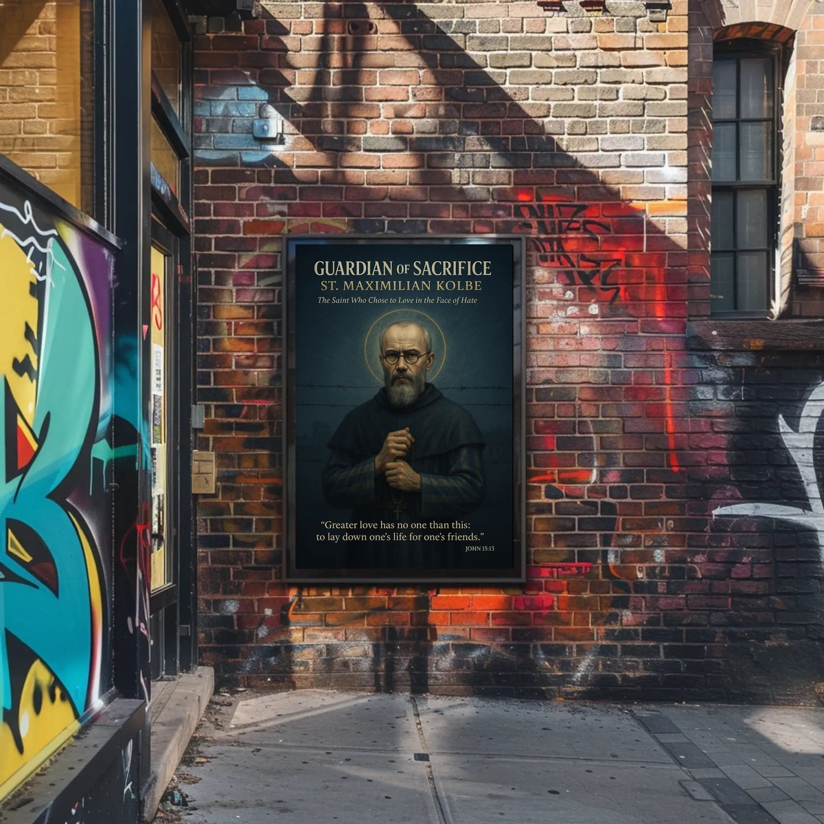 Guardian of Sacrifice St. Maximilian Kolbe Poster