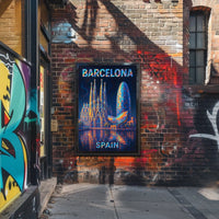Barcelona A Vibrant Cityscape Poster