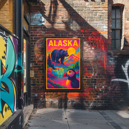 Alaska Wildlife Wonders Poster
