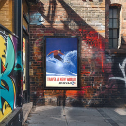 Adventure Awaits in Aspen Poster PosterGoat