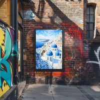 Santorini Serenity Poster