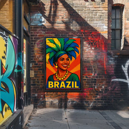 Vibrant Brazil Celebration Poster