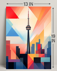 Geometric Skyline Poster